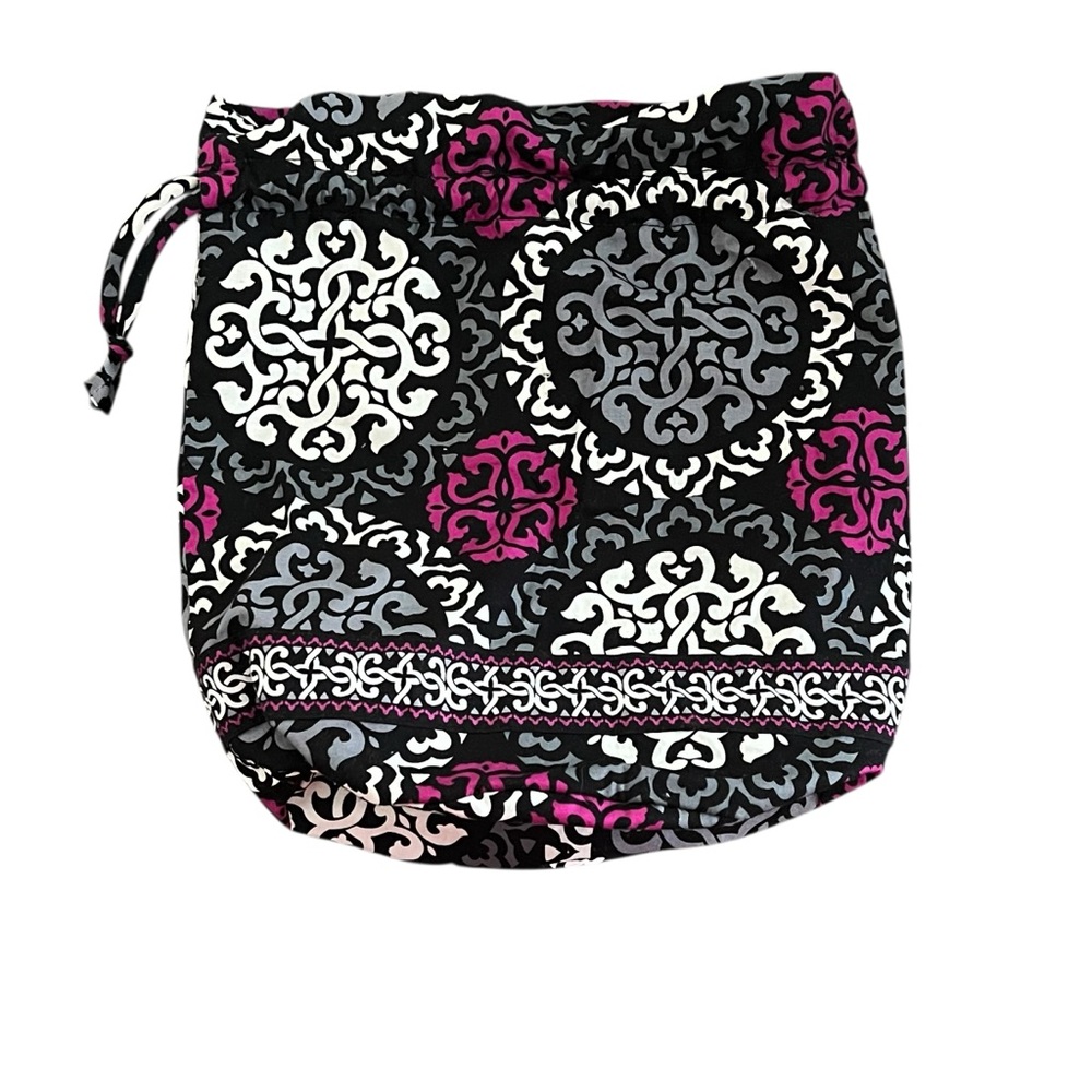 Vera Bradley Canterbury Magenta Ditty Bag Wet Bag Like New